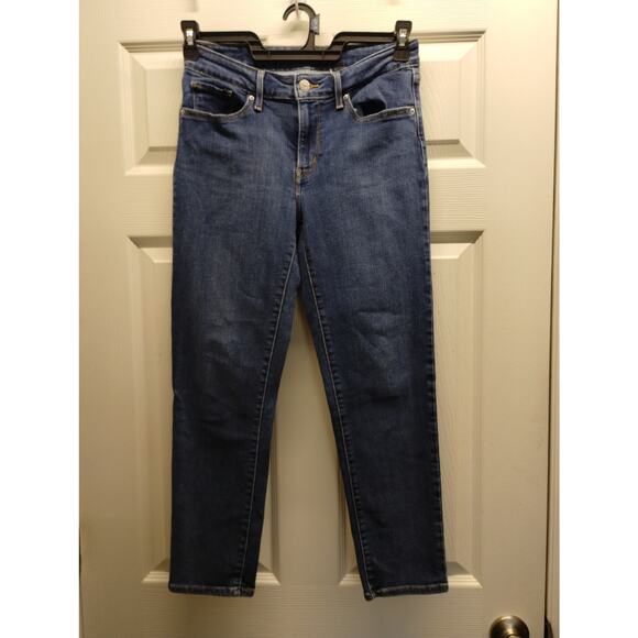 Levi Strauss Women's Size 30 Waist Denim Blue Jeans 712 Slim (25" Inseam) - Picture 1 of 4